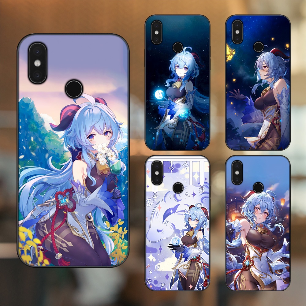 Ốp lưng Xiaomi Mi 8, Mi 8 SE viền đen in hình Ganyu Genshin Impact