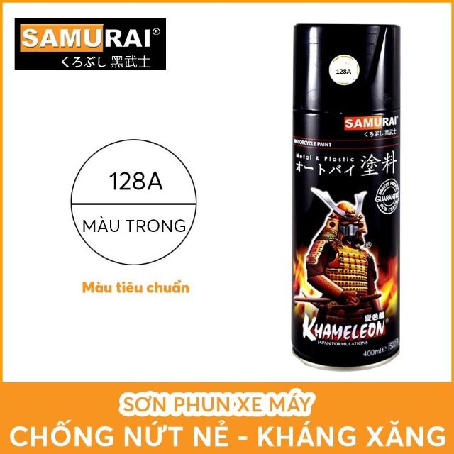 Sơn phun xe máy samurai 128A màu trong