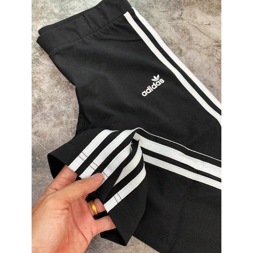 (HÀNG XUẤT XỊN) Quần Legging das 3 sọc 1731  3-Stripes Linear Leggings Made in Cambodia full tag code  SIZE S M L | BigBuy360 - bigbuy360.vn