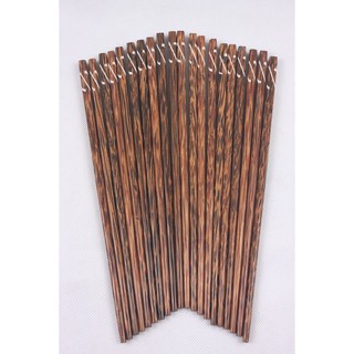 Đũa gỗ dừa cao cấp khảm dây đàn Lâm Nguyên D004