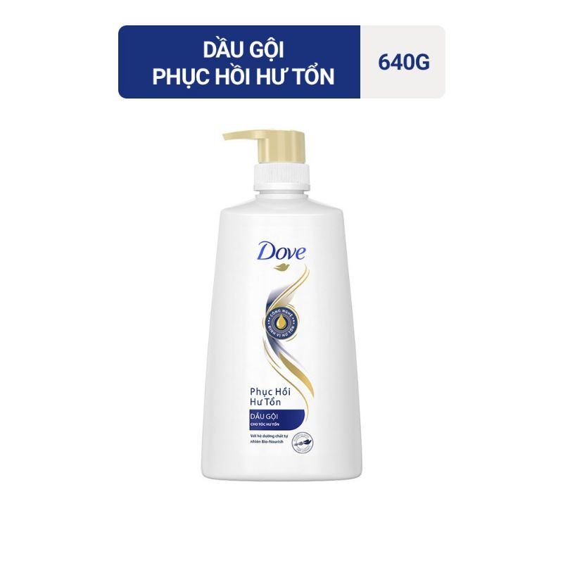 (BIG SALE) Dầu gội Dove Dưỡng tóc bồng bềnh/Phục hồi hư tổn 640g