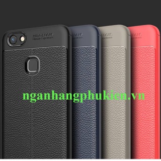 Ốp dẻo Auto focus VIvO V7 Plus vân da chống sốc