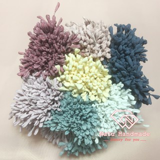 [FREE SHIP] Nguyên liệu làm hoa cài áo - hoa cài tóc - Nhụy hoa cao cấp làm hoa handmade - Nhụy đôi đủ màu