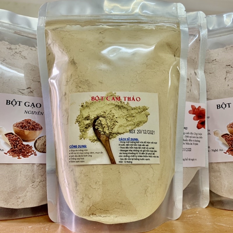 Bột cam thảo trắng da 500g