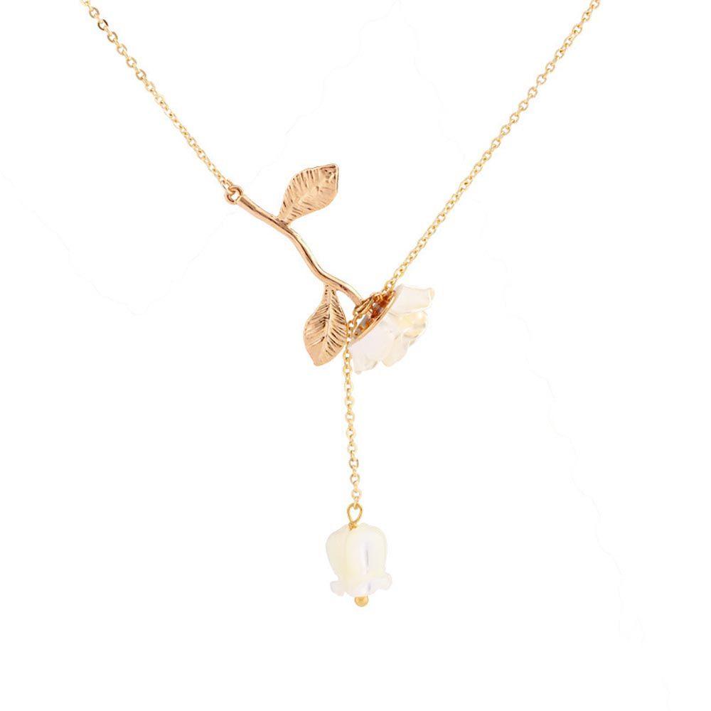 JARRED Dây Chuyền Đính Đá Hình Giọt Nước Phong Cách Hàn Quốc Thời Trang Cho Nữ