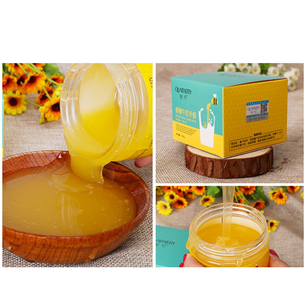[Hàng mới về] Sáp wax tay tẩy tế bào chết dưỡng ẩm chống nứt nẻ từ sữa mật ong cao