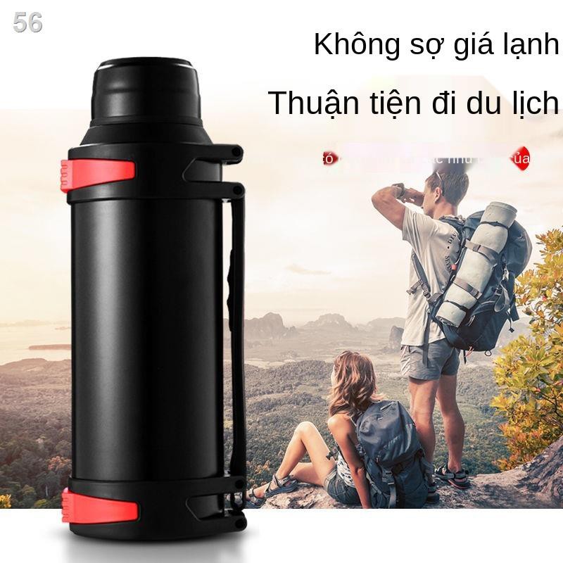 Bình chân không inox 304, ô tô ngoài trời dung tích lớn di động gia đình chai nước, trang web du lịch nước giữ nhiệ