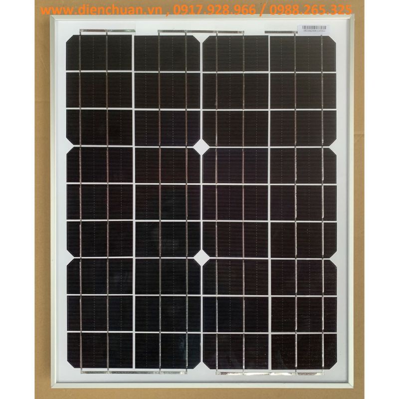 Tấm Pin Năng Lượng Mặt Trời Mono 20w Bảo Hành 15 Năm