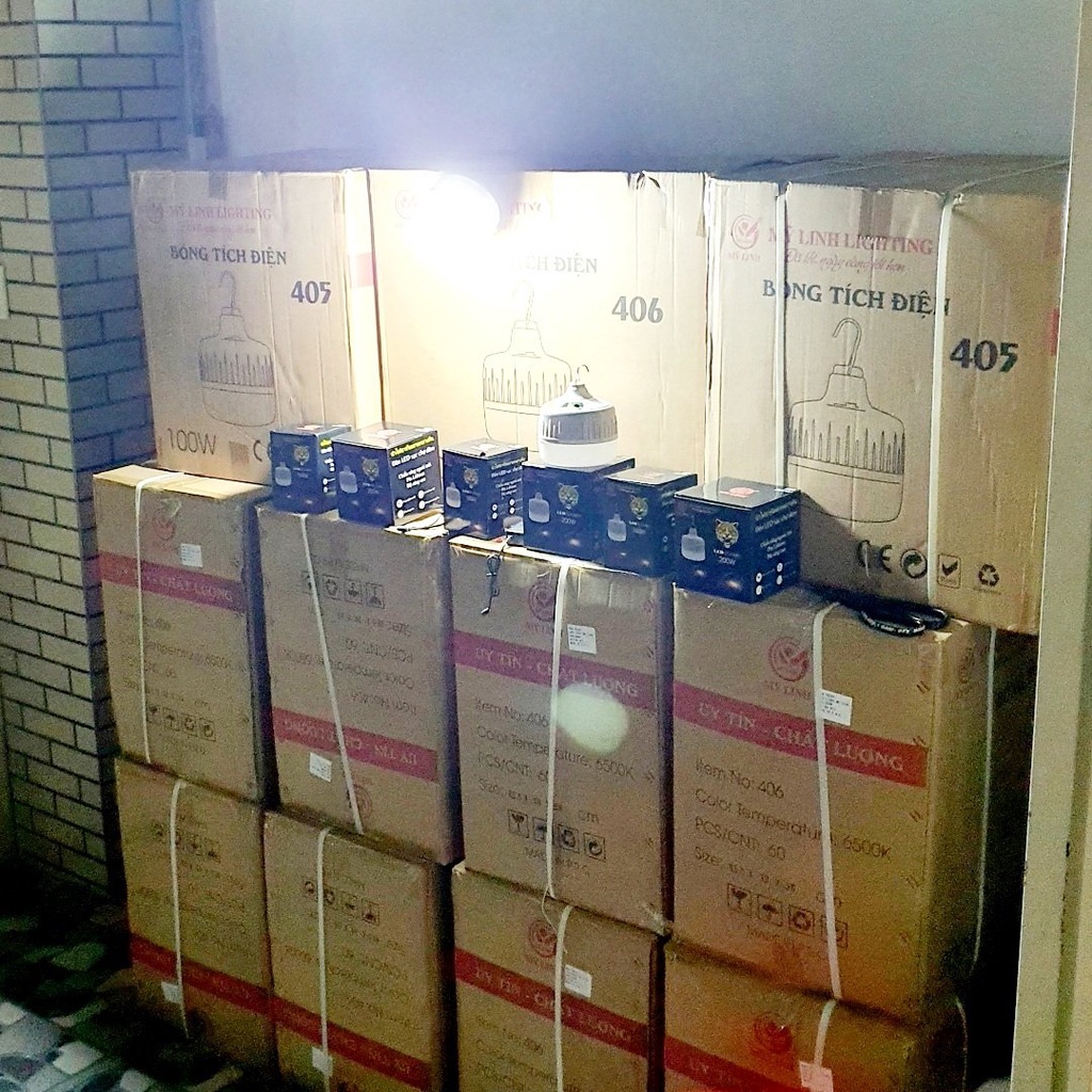 BÓNG ĐÈN SẠC TÍCH ĐIỆN SIÊU SÁNG SIÊU RẺ 100W và 200w