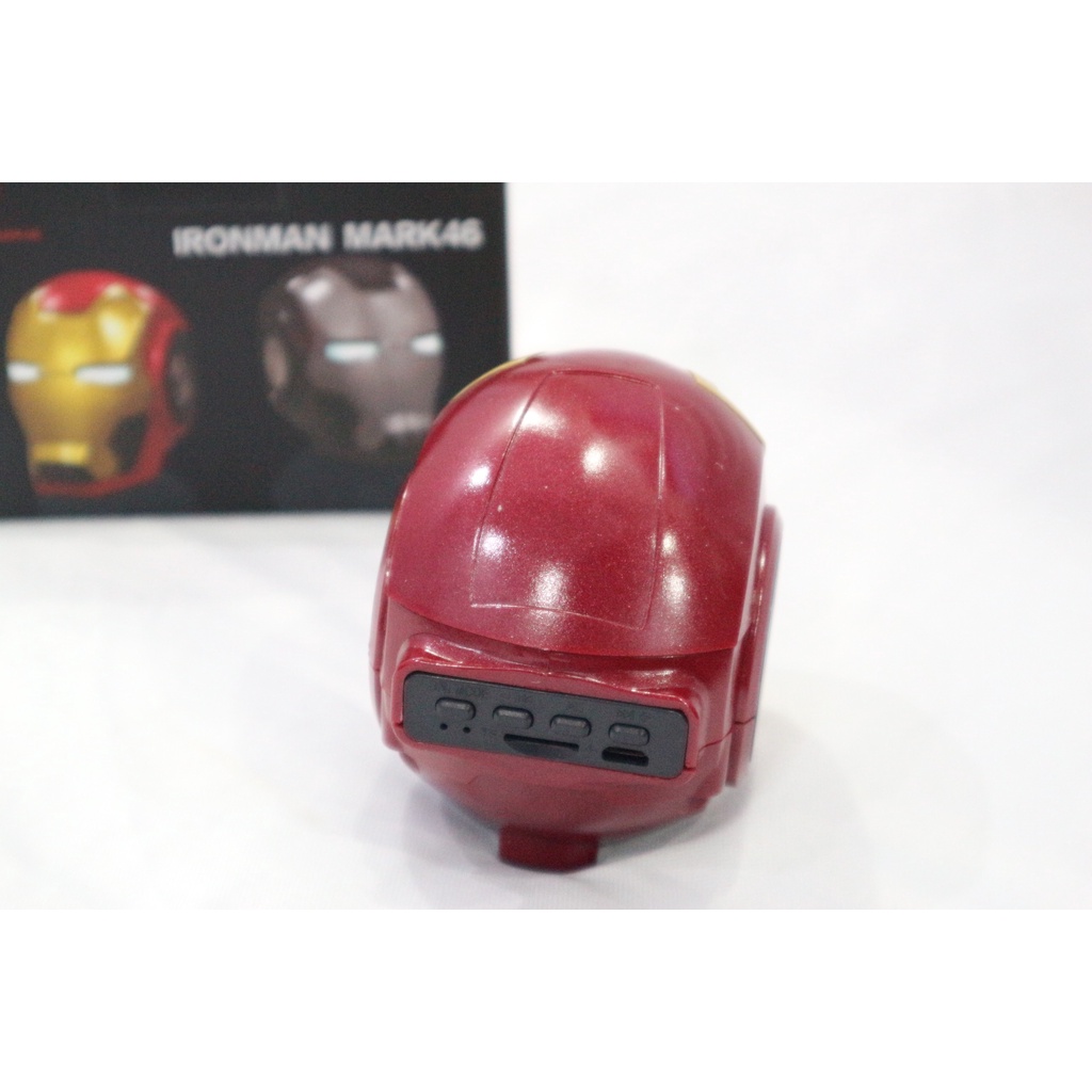 Loa Nghe Nhạc Bluetooth Iron Man Công Nghệ 5.0 Âm Thanh Vòm 6D Dùng Cho Điện Thoại Máy Tính Laptop, Loa trang trí Decor