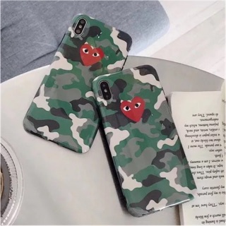 Ốp Rằn Ri Play Trái Tim iPhone X/Xs Max/7plus/8plus/6plus/6splus