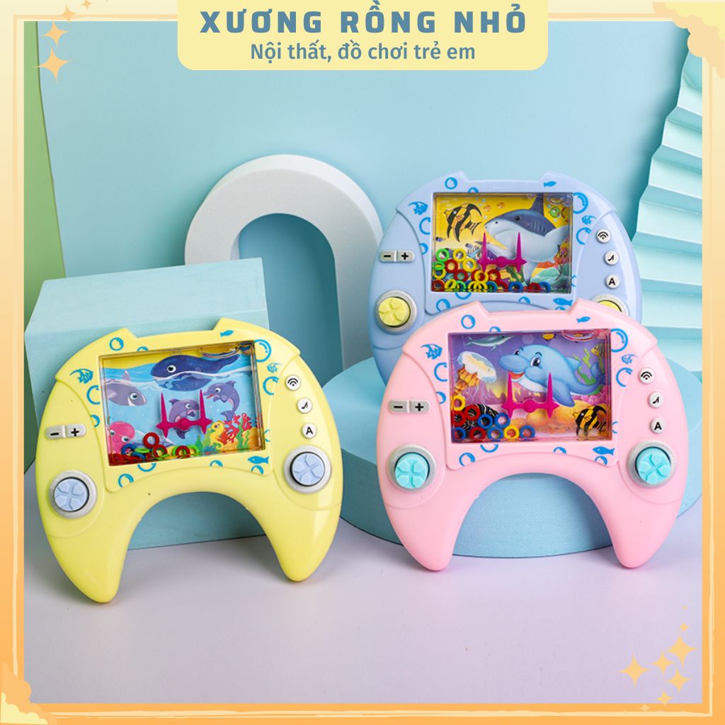 Bắn Vòng Nước Cầm Tay Cho bé, Máy Chơi Game Tuổi Thơ nhiều màu - Shop Xương Rồng Nhỏ