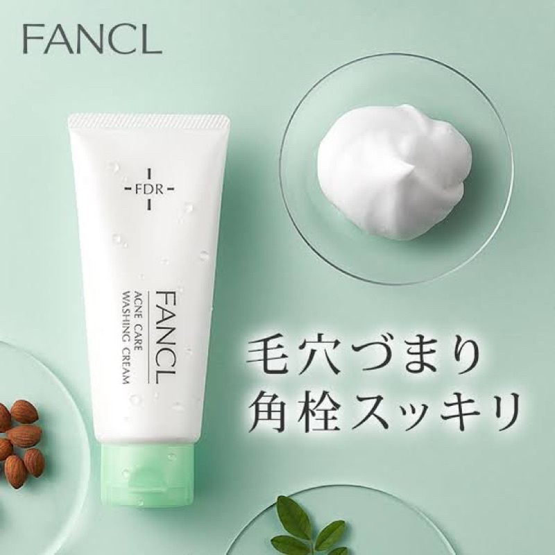 Sữa rửa mặt Fancl Acne care washing cream 90g (made in Japan)