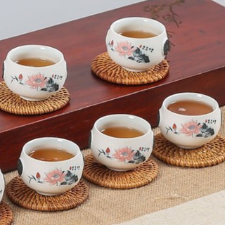 Tách trà lẻ chất liệu đất cao lanh và men tráng sứ