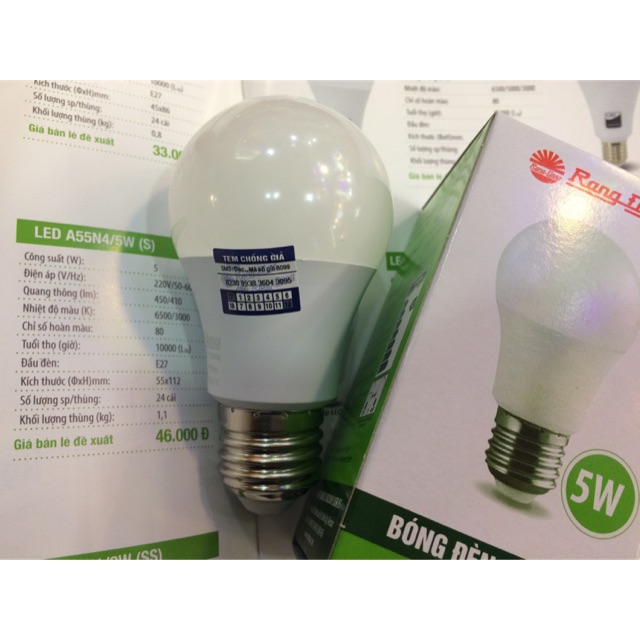Bóng đèn LED Rạng Đông 5W