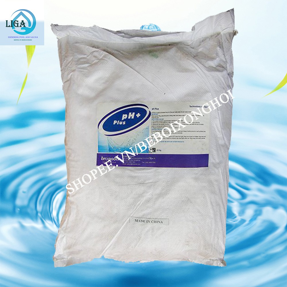 5 KG HÓA CHẤT PH+ DÙNG ĐỂ XỬ LÝ NƯỚC BỂ BƠI KHI PH THẤP - GIÚP CÂN BẰNG PH