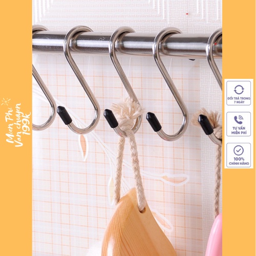 Vỉ 4 Móc treo đồ hình chữ S cho gia đình vrg1456