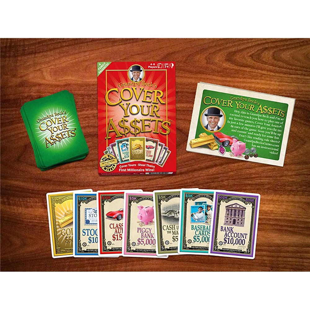 Grandpa Beck’s Cover Your Assets Card Game Bộ Thẻ Board Game Giải Trí BG81-2