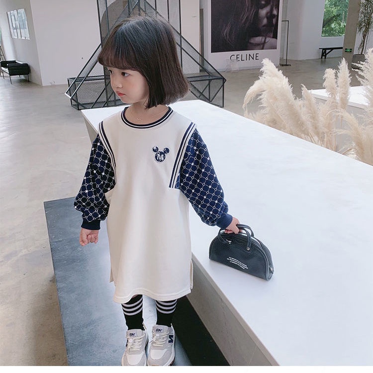 Đầm len dài tay thời trang cho bé gái