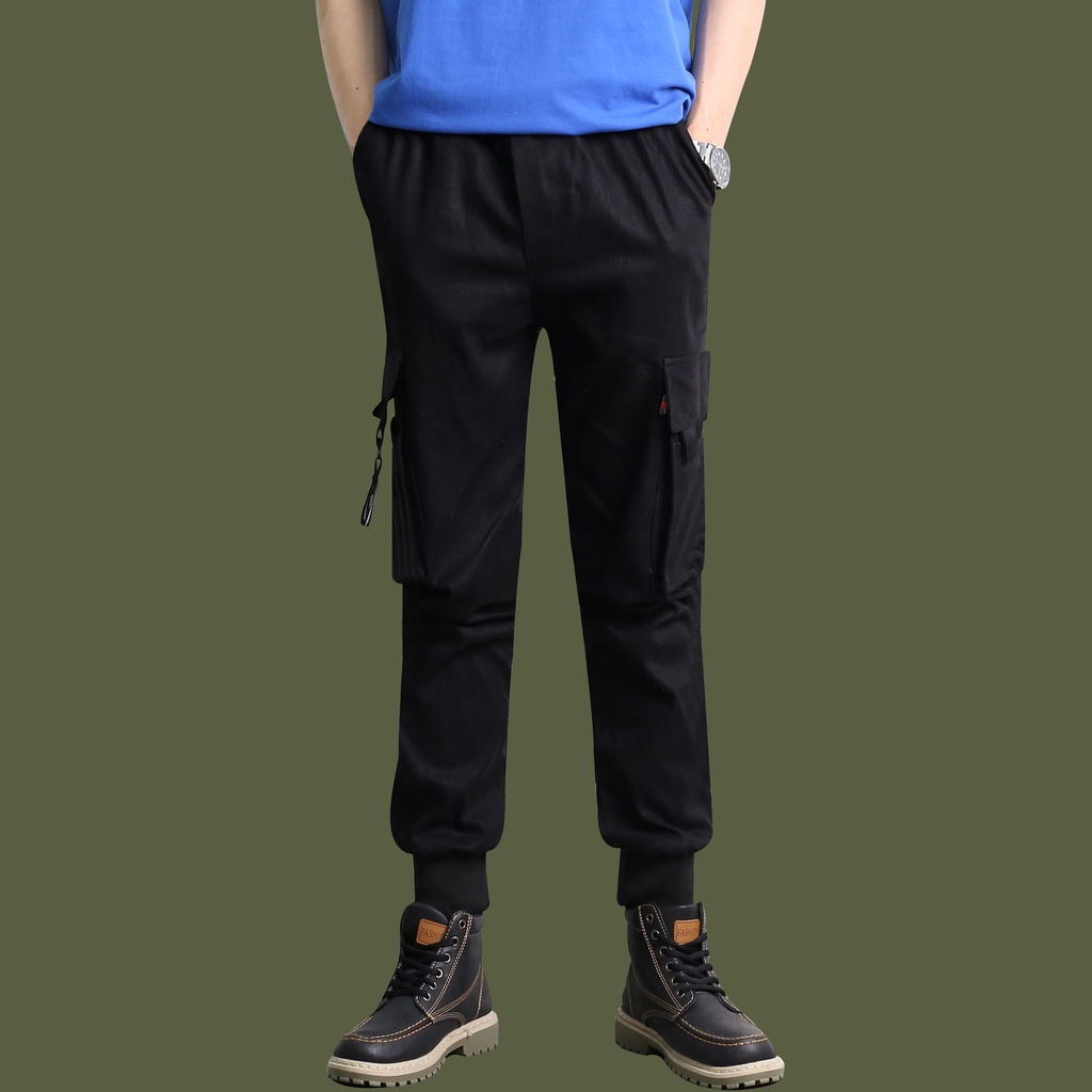 Quần kaki nam đen chất kaki loại 1 dày mềm mịn siêu đẹp TS1014