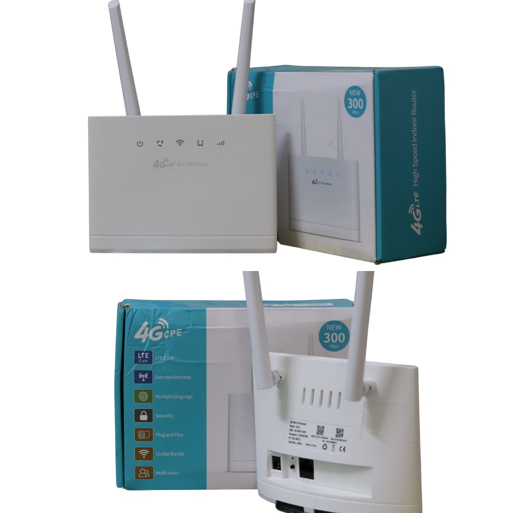 Cục phát wifi từ sim 4G LTE không dây di động có cổng lan 300Mbps