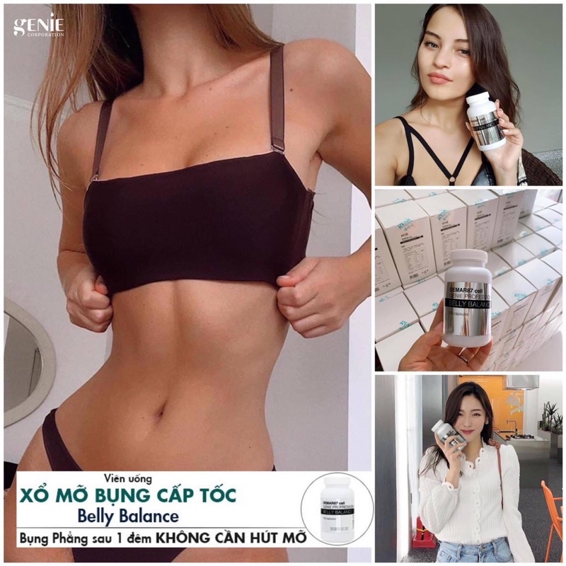 Viên Uống Huỷ Mỡ Bụng Belly Balance Genie Demar87 Cell Hàn Quốc - Hộp 130 Viên
