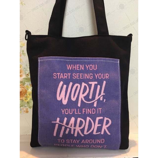 Túi tote canvas
