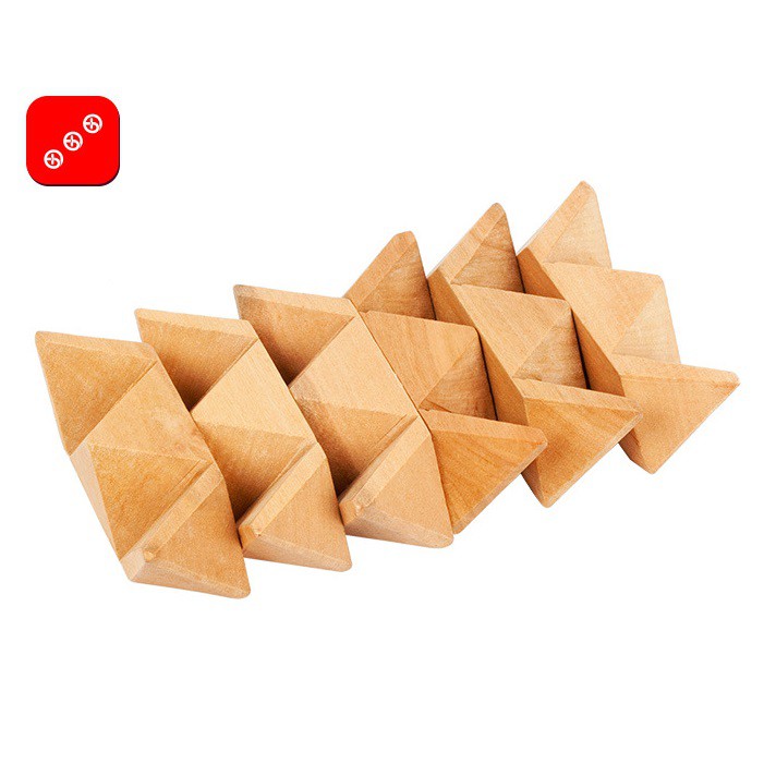 ✔️✔️ Trò chơi tháo lắp gỗ WOODEN PUZZLE - FN0704 - Trò chơi Trí tuệ, phát triển EQ, IQ ...