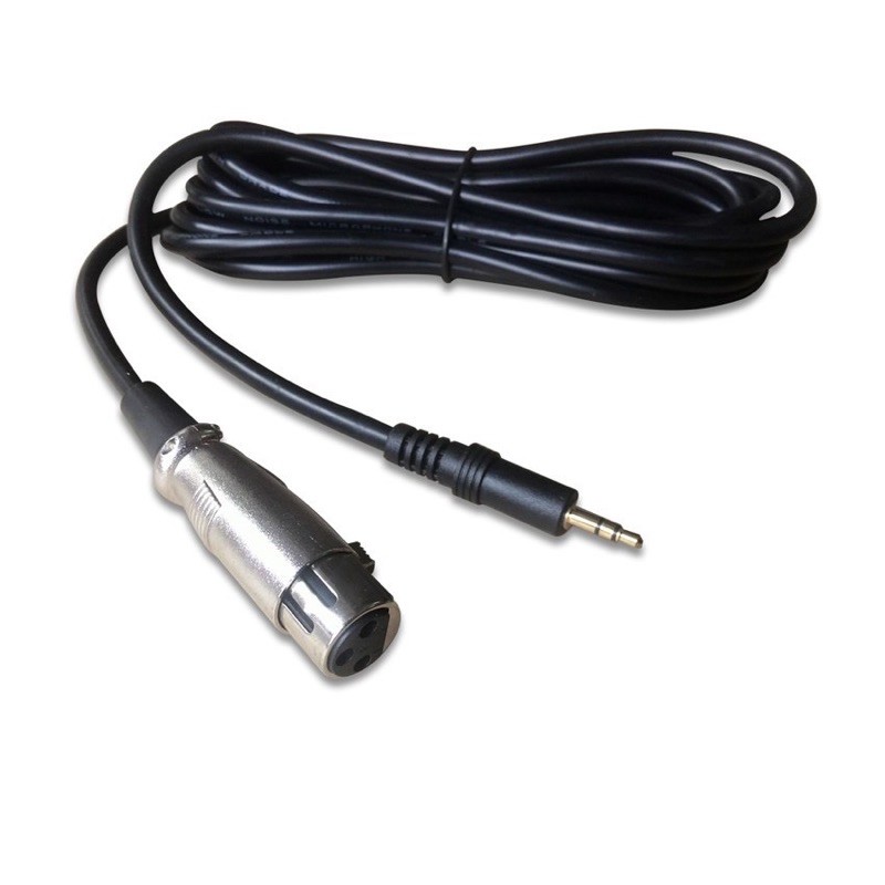 DÂY XLR - 3.5 chuyên dụng cho mic thu âm và mọi loại mixer, sound card lọc nhiễu tốt dài 2.5m