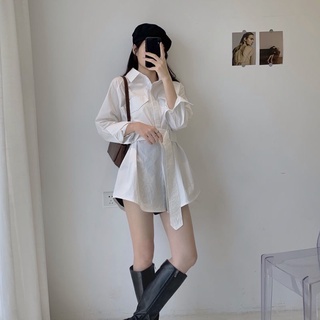 ĐẦM TRẮNG CÓ DÂY RÚT EO TÔN DÁNG