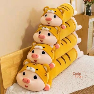Bé lợn mặc áo hổ nhồi bông