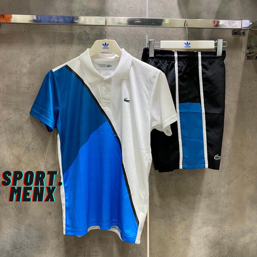 Bộ thể thao nam LACOSTE hè mới về chất gai cá sấu cực đẹp luôn