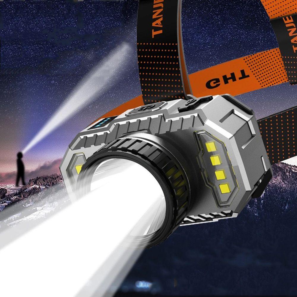Đèn LED Đội Đầu Siêu Sáng Sạc USB Có Thể Tái Sạc Tiện Dụng