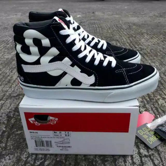 Giày Thể Thao Vans Sk8 Supreme Thời Trang Cho Nam