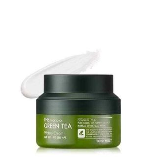 Kem trà xanh chống ôxy hoá, chống xỉn màu da Tonymoly The Chok Chok Green Tea Watery Cream