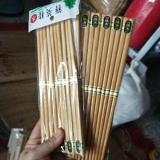đũa gỗ đầu vuông - đũa Dừa
