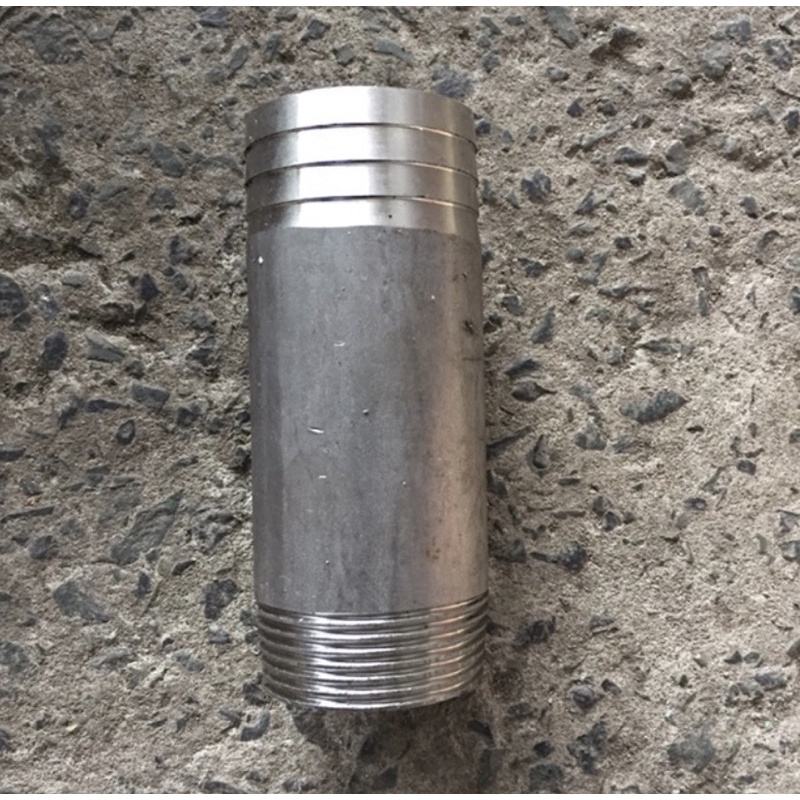 Ống inox 1 Tấc 201 - 304 Một đầu ren đuôi chuột, phi 13,17,21,34(1/4”,3/8”,1/2”,3/4”,1”)