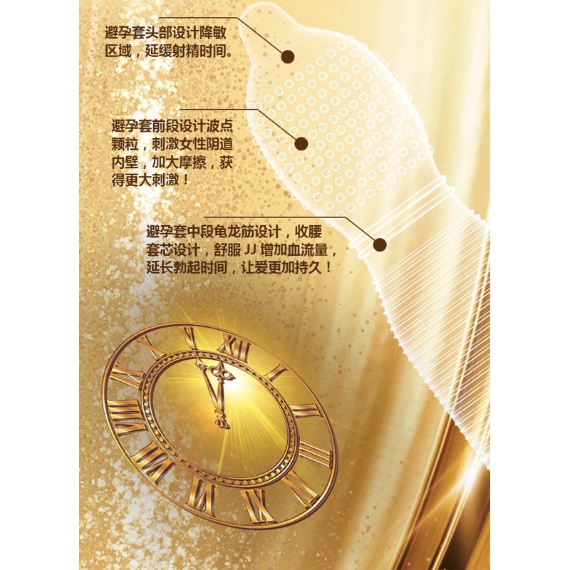 Bao cao su siêu mỏng OLO 0.01 cảm giác chân thật có gai nhỏ chấm nổi,kéo dài thời gian [ hộp 10 cái ]