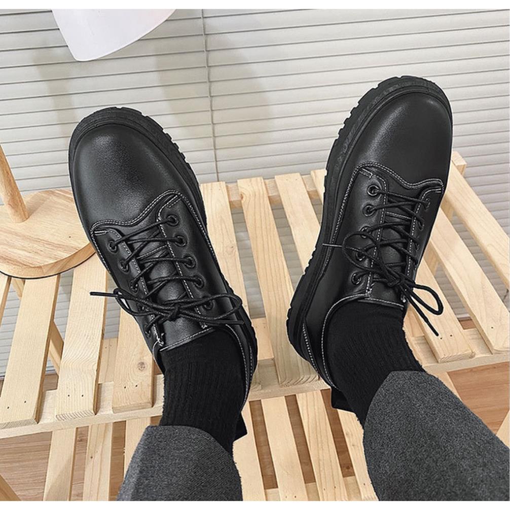 Giày nam cổ thấp, giày dr martens nam, giày da nam, boot cổ thấp Dr Retro đế bằng New 2022 ';