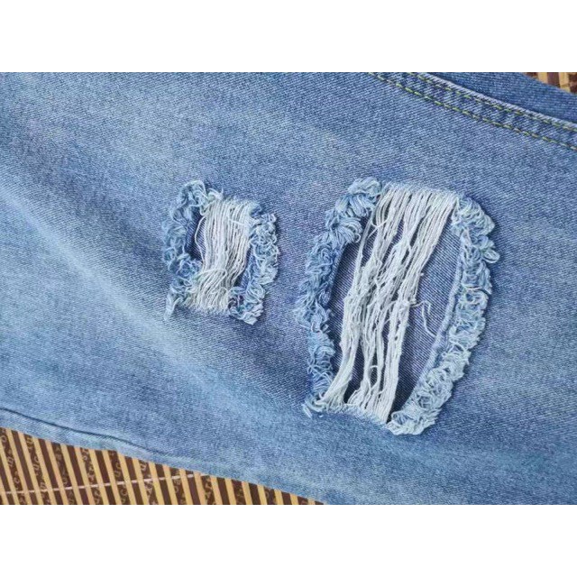 Quần Jean nam rách chất denim mặc thoải mái, phong cách hàn quốc, quần bò nam