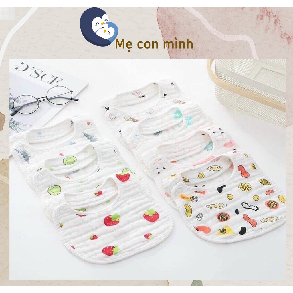Yếm xô vuông 6 lớp bé trai, bé gái