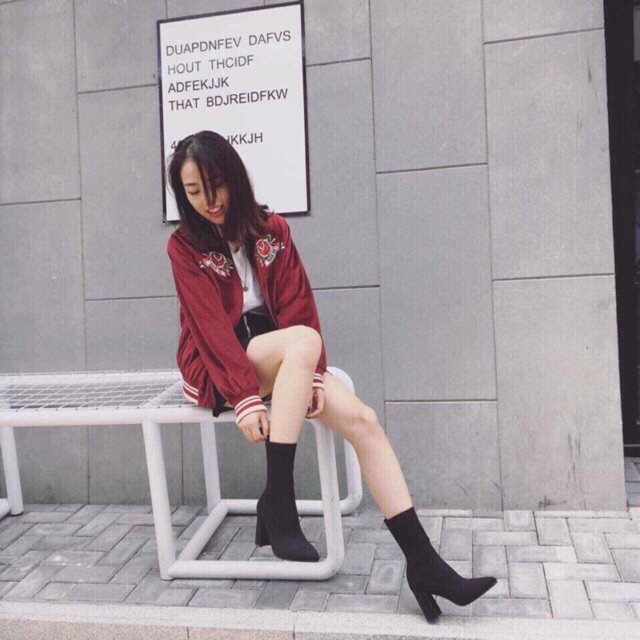 Bốt Boots Bot ôm chân đi thích mê Zara bot len