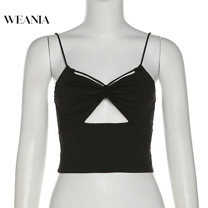 Áo Croptop Hai Dây Kiểu Dáng Quyến Rũ Cho Nữ