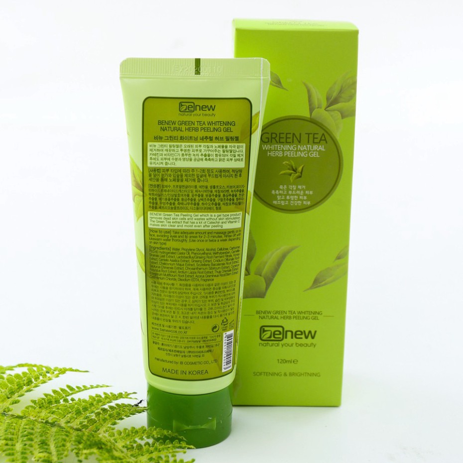 [HÀNG CHÍNH HÃNG] Tẩy tế bào chết Benew Green Tea Peeling Gel 120ml