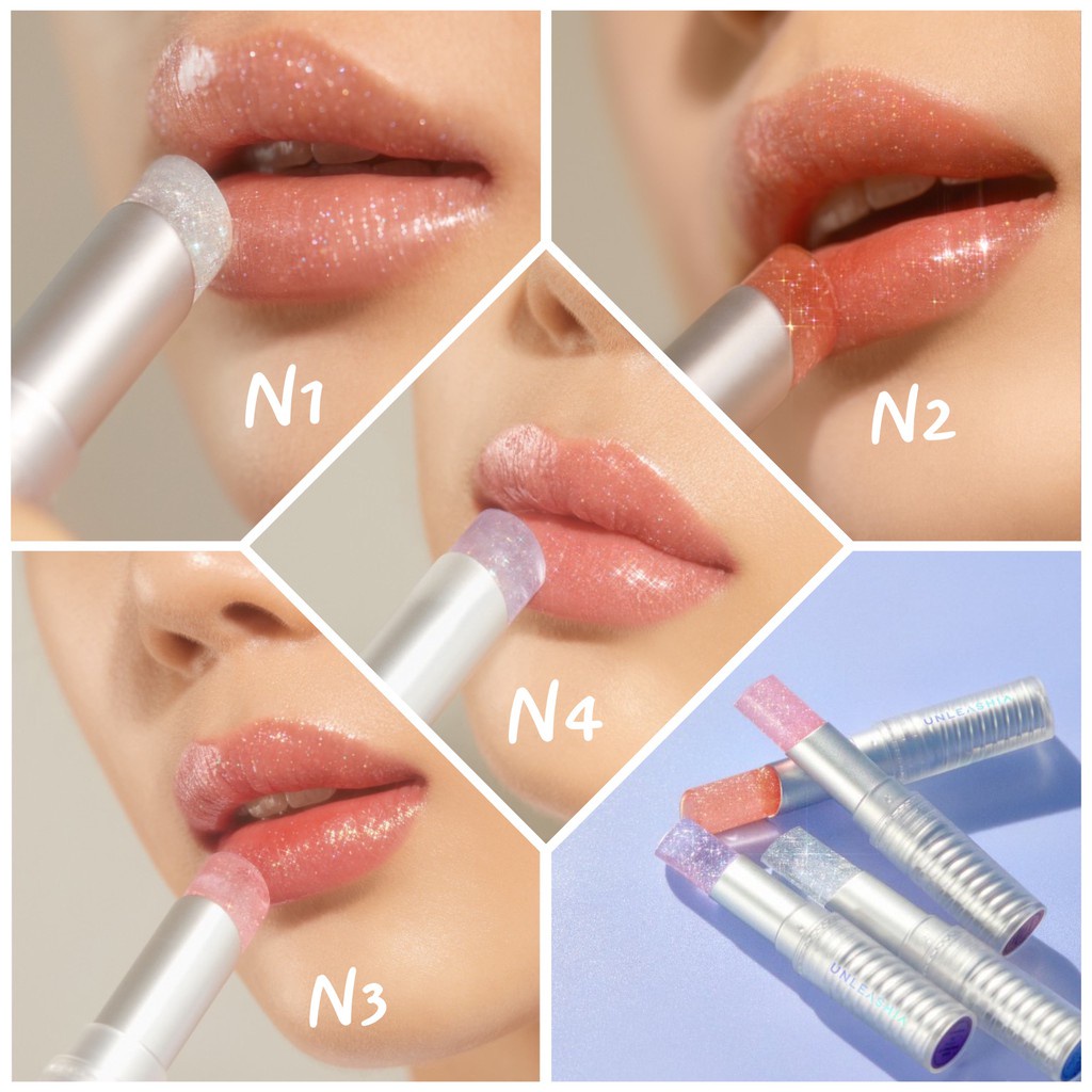 Son dưỡng môi có màu Unleashia Glittery Wave Lip Balm