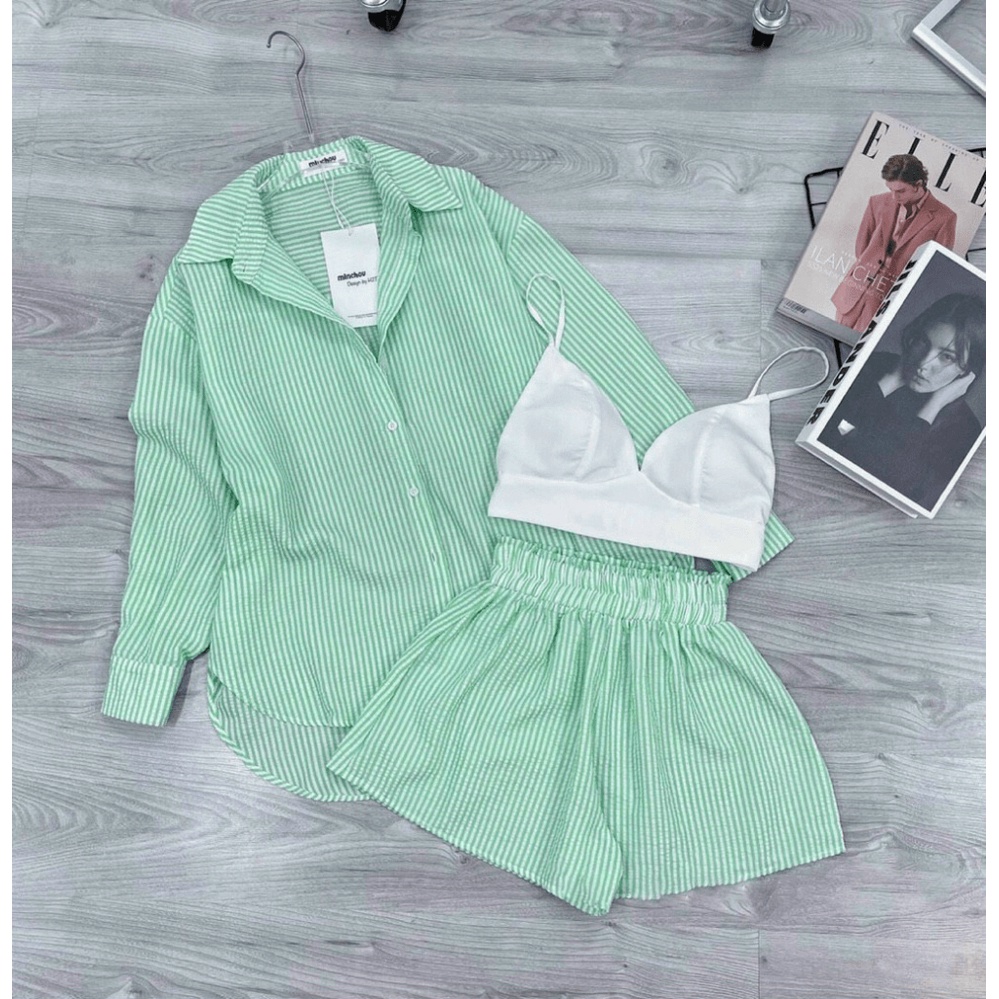 SÉT 3 MÓN KATE XỐP ĐI BIỂN SIÊU HOT