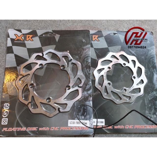 Cặp dĩa trước sau X1R cho ex và winner