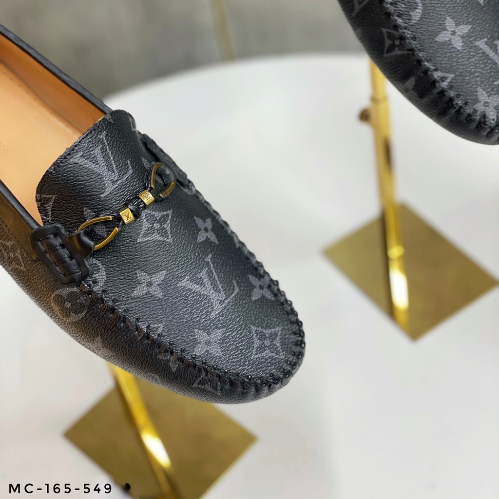 Giày lười nam LV siêu cấp - Da bò cao cấp  MC-165