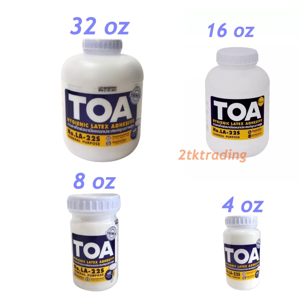 Keo Cao Su TOA (TOA) (Size 4 Ounce 8 16 32 Ounce)