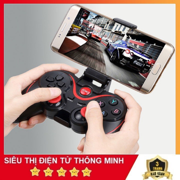 Tay Cầm Chơi Game X3 Và V13 Có Bluetooth Cho Smartphone, PC, Laptop, Android, IOS, Windows Có Giá Kẹp Điện Thoại